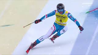 Cyprien Sarrazin FURIOUS winning run  Downhill Bormio 2023 [upl. by Saiasi]