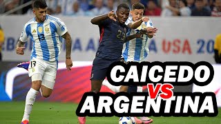 Moisés Caicedo vs Argentina  Chelsea News Today [upl. by Manuel99]