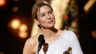 Renée Zellweger Honors Judy Garland During Speech For Best Actress at 2020 OSCARS [upl. by Jardena668]