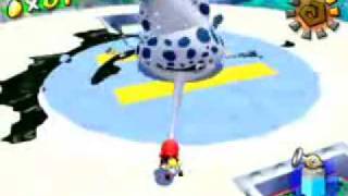 Super Mario Sunshine Miniboss Gooper Blooper Again [upl. by Earb938]