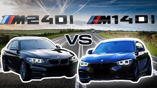 BMW M140I VS BMW 240I WHICH IS FASTEST IN A RACE STAGE 2 PLUS [upl. by Madonia]