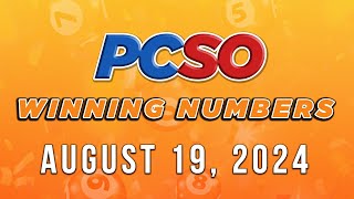 P204M Jackpot Grand Lotto 655 2D 3D 4D and Mega Lotto 645  August 19 2024 [upl. by Teuton]