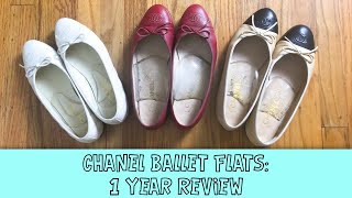 Chanel Ballet Flats 1 Year Review [upl. by Brodench]