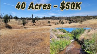 Acreage For Sale In California  Affordable Real Estate Cheap Land 40 Acres Ono CA [upl. by Mashe]