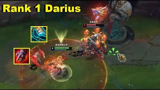 Rank 1 Darius  Defeat Urgot Top Laner [upl. by Halyhs]