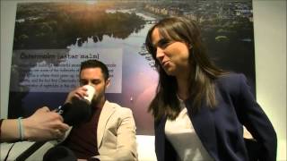 Eurovision 2016 Interview with the Hosts Måns Zelmerlöw amp Petra Mede [upl. by Bahr855]