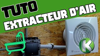 Tuto  Comment raccorder un extracteur dair avec temporisation pour salle de bain 🛁 [upl. by Mayor]