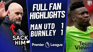 SHOCKING SACK TEN HAG Manchester United 11 Burnley Highlights [upl. by Ordnasela]