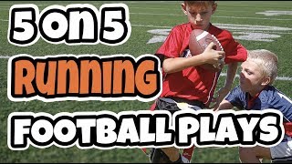 5 on 5 Flag Football Running Plays [upl. by Namara]