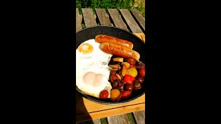 Mouthwatering Breakfast With Bratwurst Sausage🍳🥓 [upl. by Grimes]