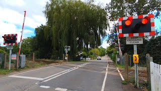 Teversham Road Level Crossing Cambridgeshire [upl. by Aratal]