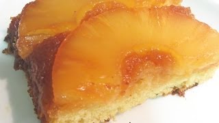 Pineapple upside down cake recipe  Los postres de Mami [upl. by Ennagem]