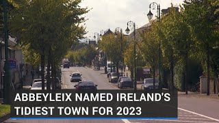 Abbeyleix named Irelands Tidiest Town for 2023 [upl. by Enomaj205]