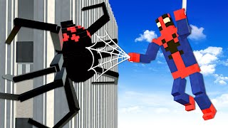 Ragdoll SPIDERMAN vs GIANT SPIDER Teardown [upl. by Suzanne470]