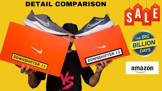 Nike Downshifter 11 Vs Downshifter 12 Detail Comparison  Downshifter 11 VS Downshifter 12 [upl. by Rhodie]