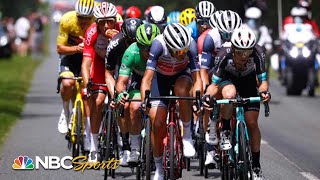 Tour de France 2021 Stage 7 extended highlights  Cycling on NBC Sports [upl. by Bullard]