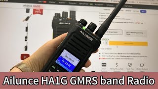 Ailunce HA1Gthe best GMRS handheld radio in 2024 [upl. by Aneert710]