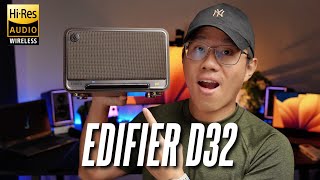 Beautiful and LOUD Retro Speakers Edifier D32 Review [upl. by Sucram]