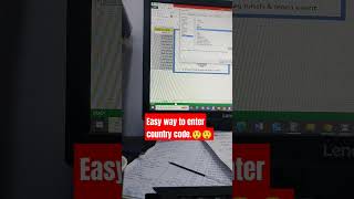 Easy way to enter country codeindia code shortvideo [upl. by Buddie73]