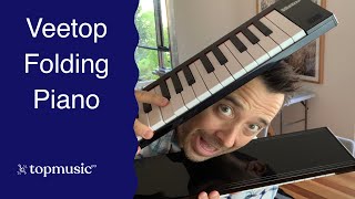 Veetop Folding Piano unboxing and review [upl. by Ellynn]