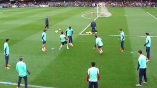 FC Barcelona amazing training 2014 tikitaka rondo show [upl. by Merrick853]