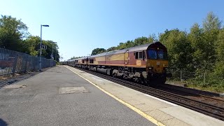 Trains at Sandling and Westenhanger [upl. by Nibaj]