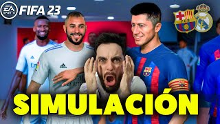 😡ODIO ESTE JUEGO · SIMULACIÓN del CLÁSICO BARÇA vs REAL MADRID · VUELTA SEMIFINALES COPA del REY [upl. by Mike]