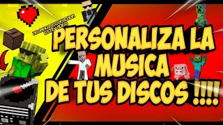 TUTORIAL  PERSONALIZA LA MUSICA DE TUS DISCOS  MINECRAFT BEDROCK ALL VERSIONS [upl. by Kassandra520]