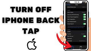 How to Turn Off iPhone Back Tap [upl. by Dincolo820]