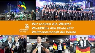 Siegerehrung 24 Auszeichnungen für Team Germany bei WM der Berufe in Abu Dhabi [upl. by Ettigirb]