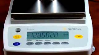 Sartorius GW6202 precision balance [upl. by Enitsahc]