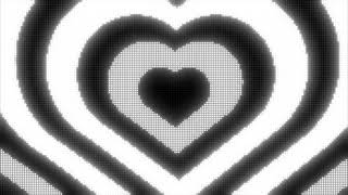 Black and White Y2k Neon LED Lights Heart Background  1 Hour Looped HD [upl. by Shamus589]