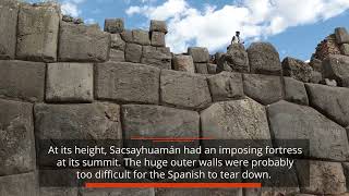 Sacsayhuaman Peru  3 Sacsayhuaman Facts in 35 Seconds [upl. by Noslen]