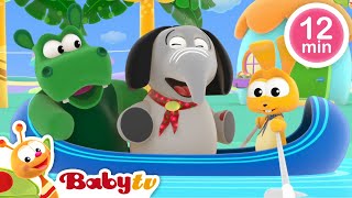 Bootje Vaar 🛶 😀  meer kinderliedjes en kinderrijmpjes BabyTVNL [upl. by Ettenwahs]