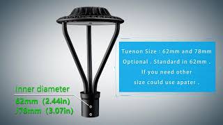 led post top area light [upl. by Bergh]