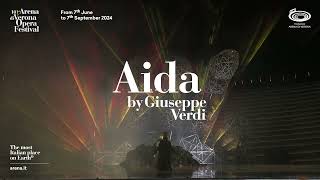 Aida  101 Arena di Verona Opera Festival 2024  Trailer ENG  30 sec [upl. by Cheryl]