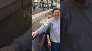 Caught a Paris pickpocket 😮 shorts travel [upl. by Noxaj]