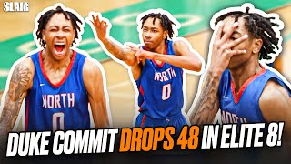 Duke Commit Isaiah Evans EXPLODES for 48 PTS 🚨😈 Scores 21 STRAIGHT To Upset 1 Team In State 😳 [upl. by Amitarp]