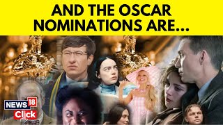 Oscar 2024 Nominations  Oscar Nominations The Full List Of Nominees Are Out  N18V  News18 [upl. by Yeliak304]