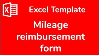 Excel Template Mileage expenses reimbursement form  Doctor Excel 023 [upl. by Rolfston29]