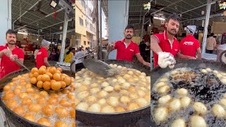 Huge Making of Bonda in Hyderabad😍😍 Hyderabad Special Food 🤩🤩 YumYumIndia [upl. by Fernyak]