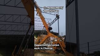 Papermill fabrication in tamilnaduroofingcontractor chennai warehouse roofingsheet tamil jsw [upl. by Airun]