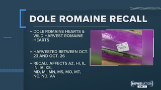 Dole recalls romaine lettuce in 15 states over E coli risk FDA says [upl. by Sidnak420]