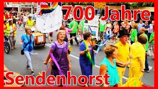 700 Jahre Stadt Sendenhorst  Der Umzug [upl. by Serdna420]