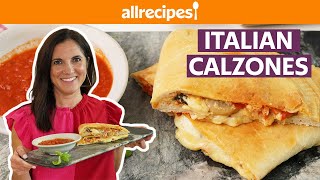 How to Make Real Italian Calzones  Get Cookin  Allrecipes [upl. by Ianteen]