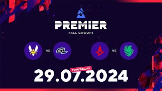 BLAST Premier Fall Groups 2024  Team Vitality vs GamerLegion  Astralis vs Team Falcons [upl. by Otanutrof225]