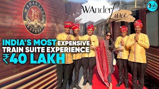 Indias Most Expensive Train Suite Experience ₹40 Lakhs For A Couple WanderLuxe Ep 13  Curly Tales [upl. by Lattie625]