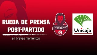 Rueda de Prensa Casademont Zaragoza  Unicaja Málaga [upl. by Seabrooke393]