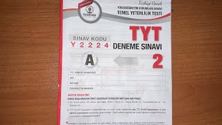 Özdebir TG2 Deneme Yorumum yks2025 mezun özdebirtyt [upl. by Oigile]