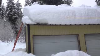 Shop Roof Snow Removal [upl. by Tnecniv975]